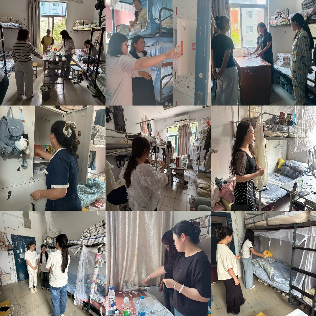 筑牢宿舍安全防线 涵养文明住宿新风 —— 物流管理学院开展学生宿舍安全卫生专项大检查